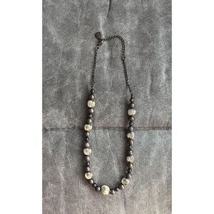 Monet Brown Beaded Necklace Chunky‎ Collar